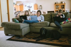 Enjoying Air Cleaner in home